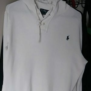Pull over hoodie polo